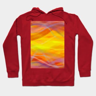 ORANGE AND YELLOW BRUSHES Hoodie